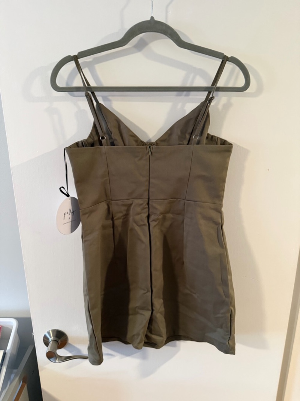 Princess Polly Olive Green Mini Dress | Corset Bust | Bodycon | NWT | US 10 - Picture 5 of 7